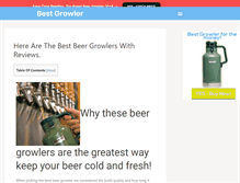Tablet Screenshot of bestgrowler.com